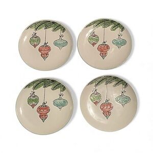 Pastel Christmas Ornaments Plates 8” Spectrum Designz Hobby Lobby